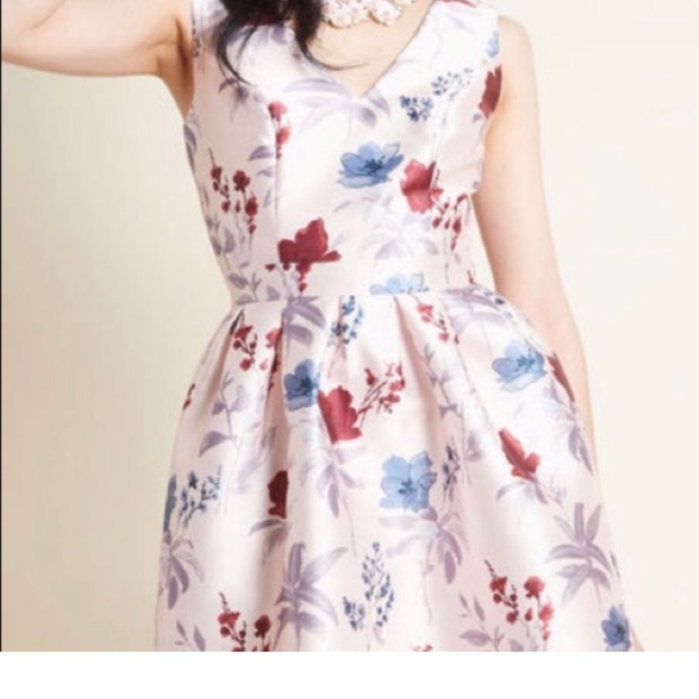 Chi Chi London Floral Midi Dress